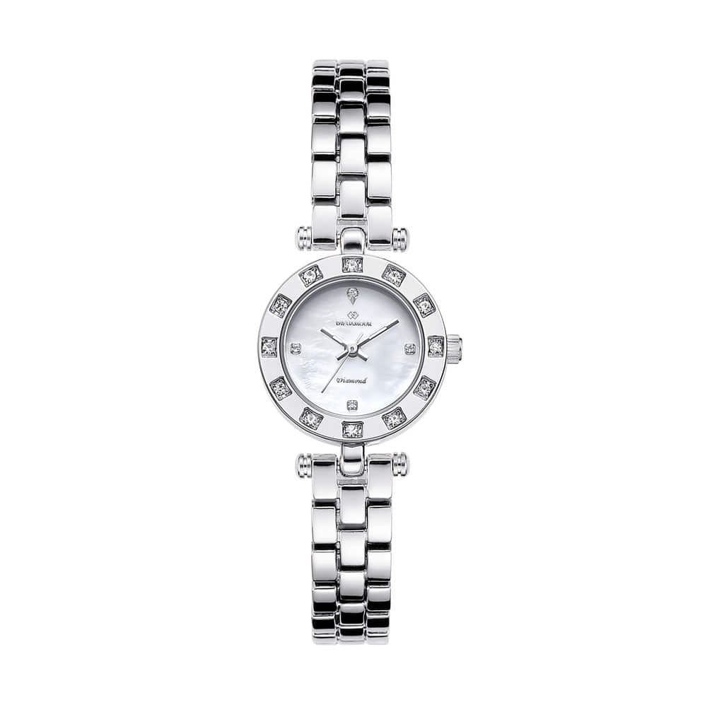 디유아모르 DAW3401M-SW 여성 메탈 시계 다이아몬드 특이한 손목 쿼츠 명품