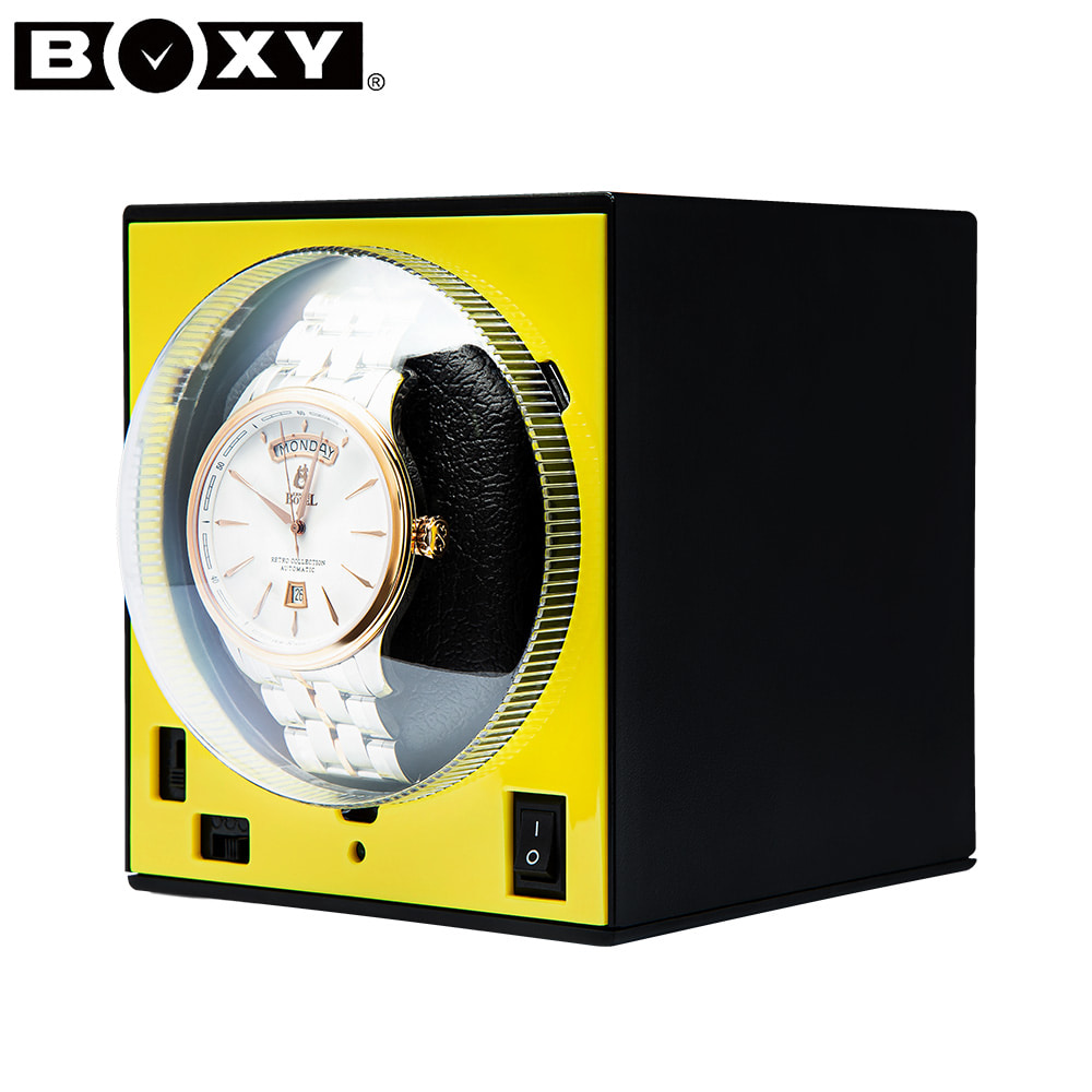 박시 BWS-F(YE) 워치와인더 시계 보관함 거치대 상자 케이스 오토매틱